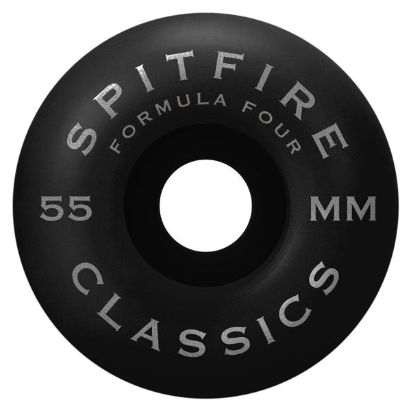 Spitfire F4 99Du Team Floral Classic (Black) Skateboard Wheels - 55mm