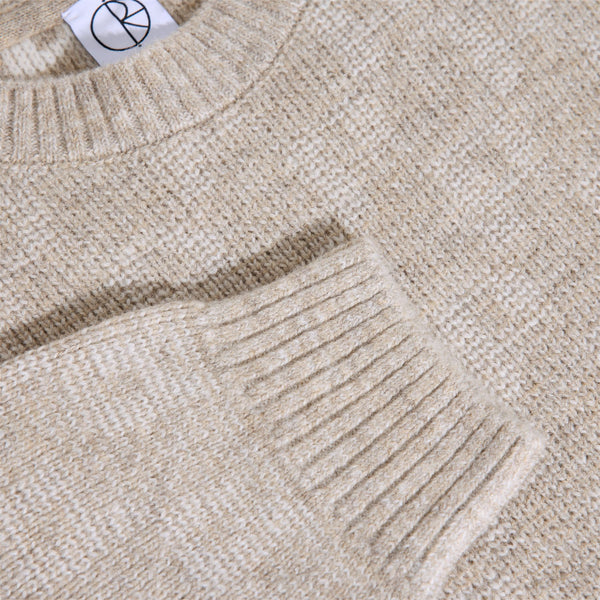 Polar Skate Co George Sweater | P Pattern (Sand) - 1