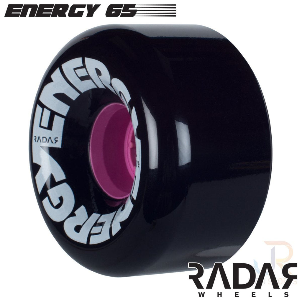 Radar (4) - Energy 65 - Black - / 78a Skateboard Wheels - 65mm