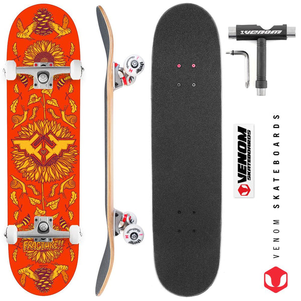 Fracture x Adswarm 2 Custom Complete Skateboard - 8.0