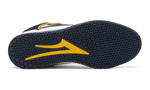 Lakai Telford Low Manch Skate Shoes - Navy / White - Skatewarehouse.co.uk