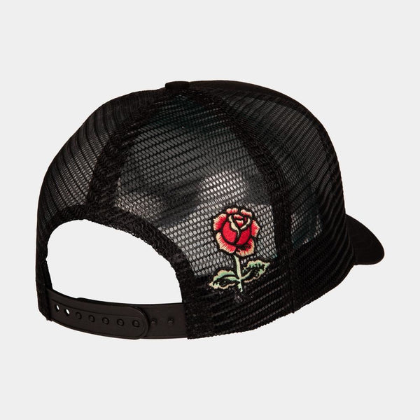 Santa Cruz Cap Other Dot Rose Meshback Black - O/S - Skatewarehouse.co.uk