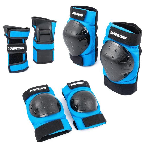 Venom My First Dragon Blue Kids Mini Junior Complete Skateboard Bundle - 7.25