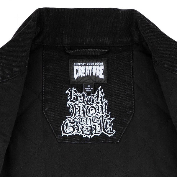 Creature Jacket Resurrection Vest Top - Black - Skatewarehouse.co.uk