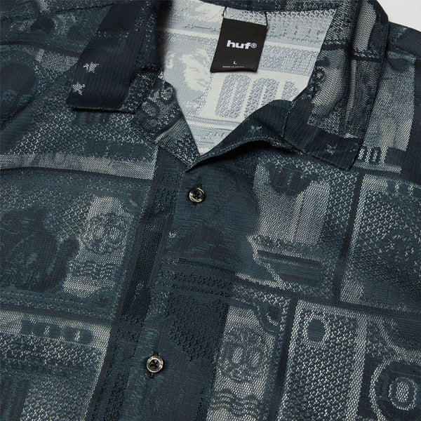 HUF Global Currency S / S Lace Shirt (Black)