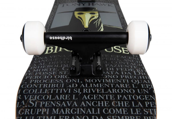 Birdhouse Stage 3 Plague Doctor Black Complete Skateboard - 8.0
