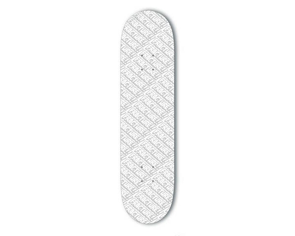 Fracture All Over Comic Black Skateboard Deck - 8.0
