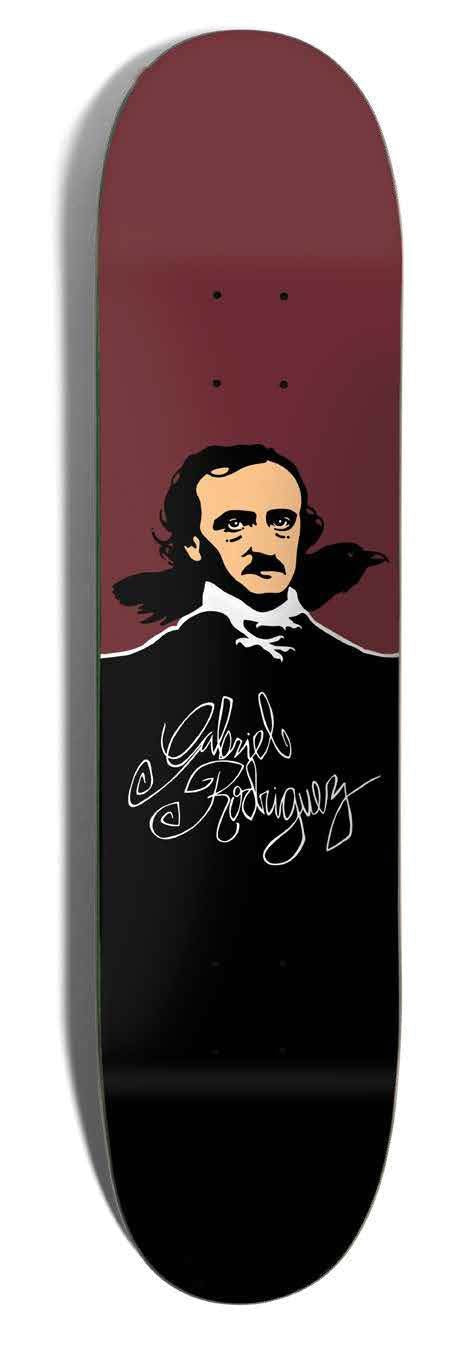 Chocolate Gabriel Rodriguez Poe Skateboard Skateboard Deck - 8.25