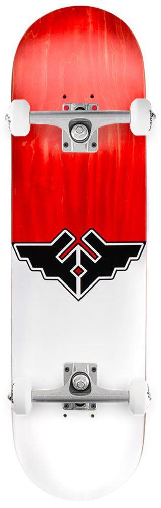 Fracture Wings V1 Red Custom Complete Skateboard -  8.0