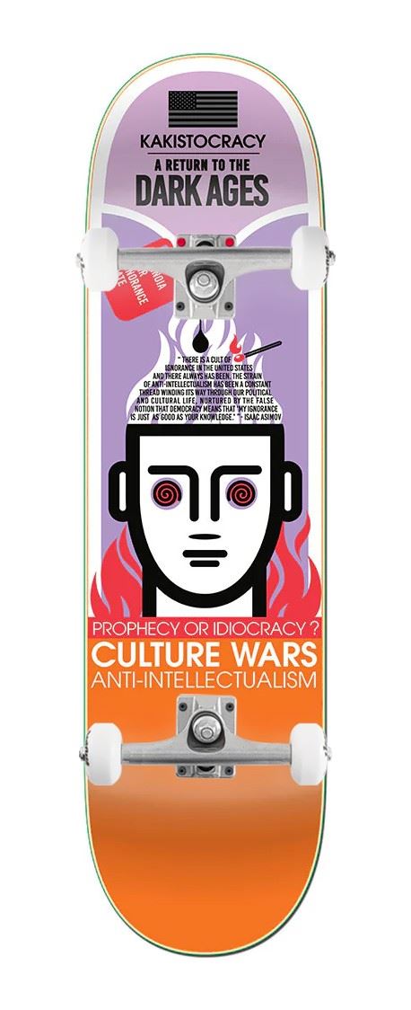 StrangeLove 'Culture Wars' x 31.75 (WB: 14.0) - Artwork by Don Pendleton x Venom Custom Complete Skateboard - 8.5