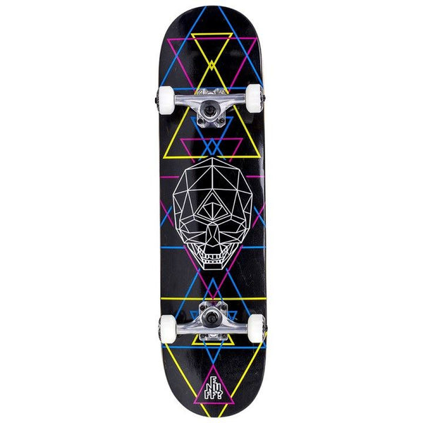 Enuff Geo Skull Green Complete Skateboard Bundle - 8.0