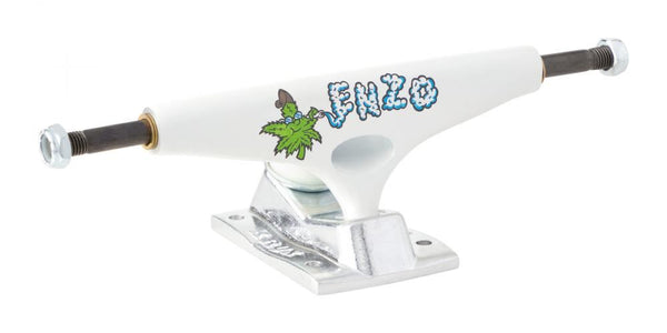 Krux Skateboard Trucks K5 Pro Enzo Cautela DLK Stndrd White / Silver - 8.0