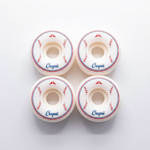 Crupie Baseball Joey Brezinski Skateboard Wheels - White