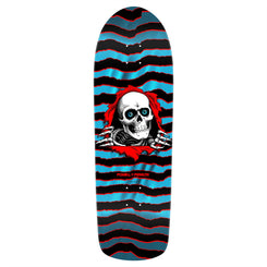 Powell Peralta Old School Ripper Red / Aqua Foil - x Skateboard Deck - 9.89"
