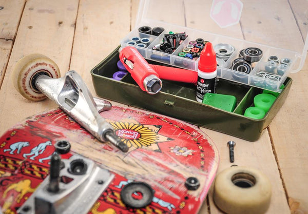 Venom Skateboards 50pc Premium XL Hardware Gift Pack inc Tool Box - Skatewarehouse.co.uk