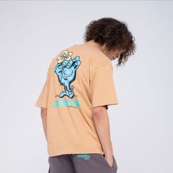 Santa Cruz T-Shirt Stroll T-Shirt - Sandstone - Skatewarehouse.co.uk