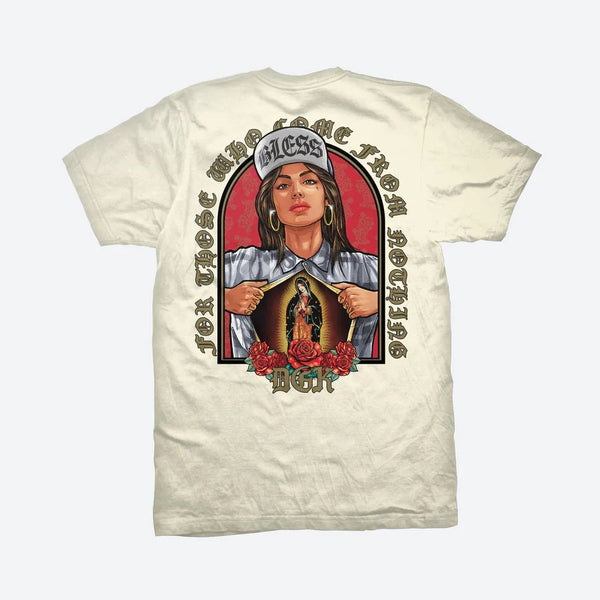DGK Shine Tee Cream - Skatewarehouse.co.uk