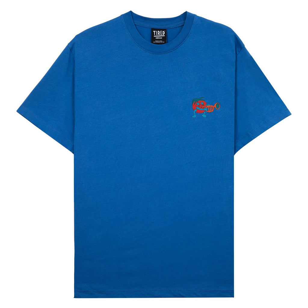 Tired Music Tee Blue