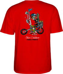 Powell-Peralta Steve Caballero Chopper Bike Tee Red - M