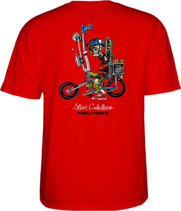 Powell-Peralta Steve Caballero Chopper Bike Tee Red - M