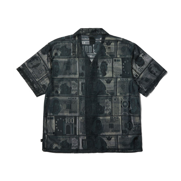 HUF Global Currency S / S Lace Shirt (Black)