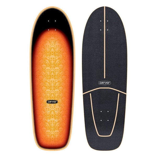 Carver Sunburst - Surfskate Cruiser Skateboard Deck - 9.875