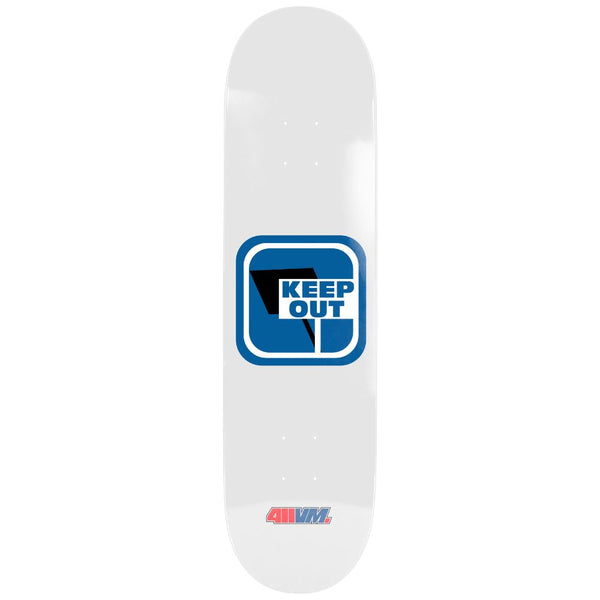 411 Private Property Icon EX7 White Skateboard Deck - 9.0