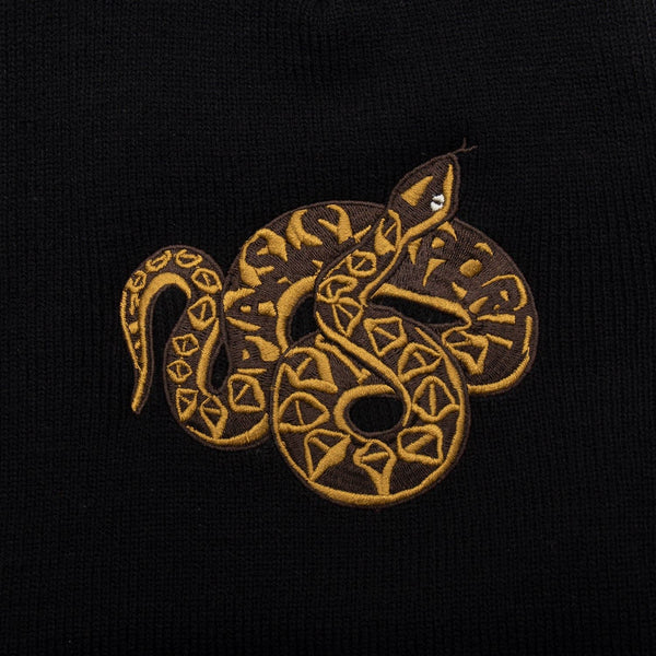 Coiled Beanie (Black) - One Size