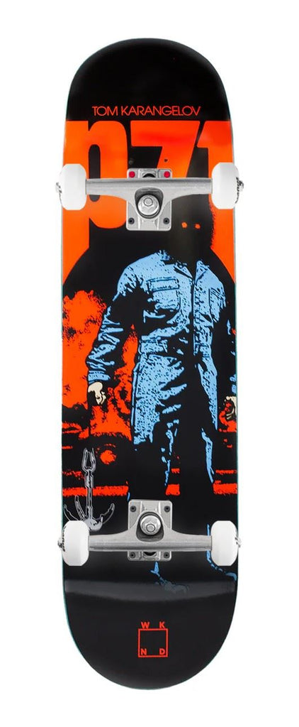 WKND Tom Karangelov 'P71' (WB) Black x Venom Custom Complete Skateboard - 8.25"