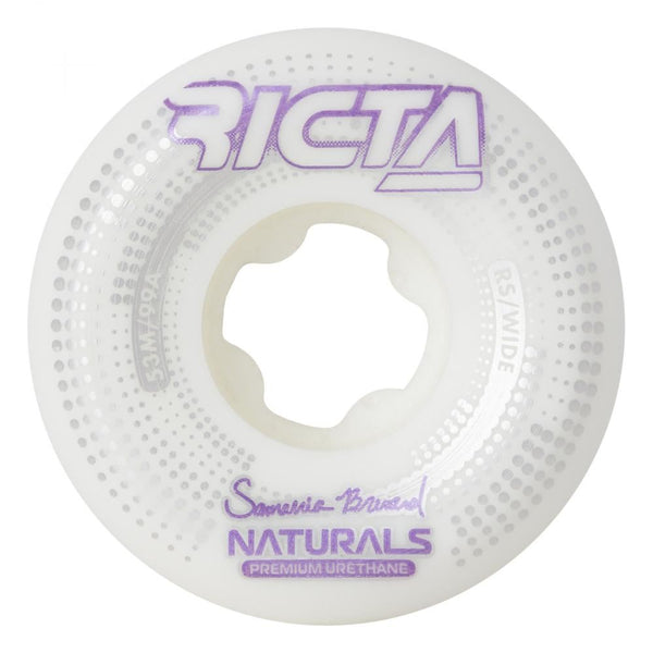 Ricta Skateboard Wheels Brevard Source Wide 99a - White - Skatewarehouse.co.uk