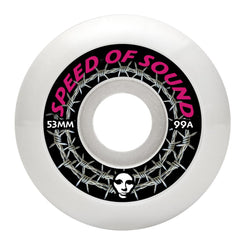 Opera SOS Barbwire Asymmetrical 99a Candle White Skateboard Wheels - 56mm