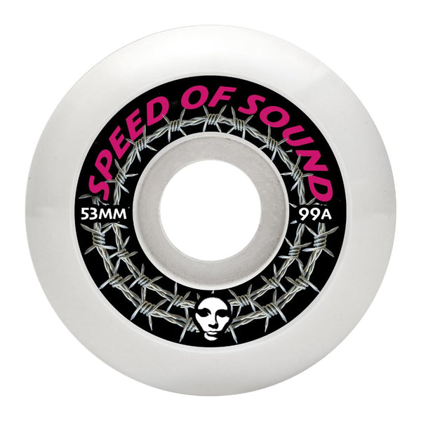 Opera SOS Barbwire Asymmetrical 99a Candle White Skateboard Wheels - 56mm