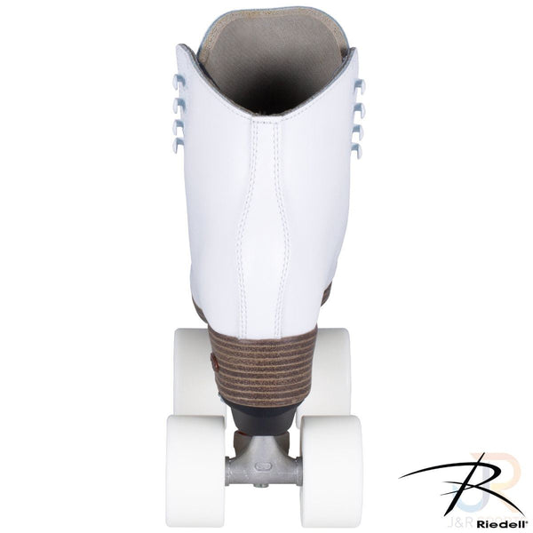 Riedell 120 Raven - White - Width Medium Quad Skates