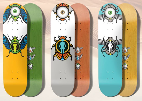 Girl Skateboard Beetle Bum Tyler Pacheco Skateboard Deck - 8.375