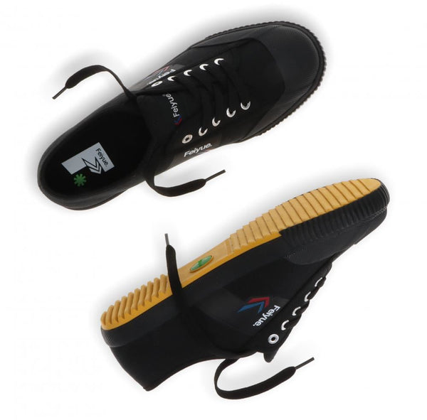 Feiyue Footwear Fe Lo 1920 RF Martial Arts/Gym/Lifing Shoes - Black - Skatewarehouse.co.uk