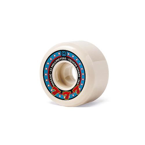 Sevens SQ 99A Mosaic Pack Skateboard Wheels - WHITE