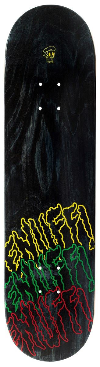 Enuff Designer - Three Tier Reloaded Black Skateboard Deck - 8.0
