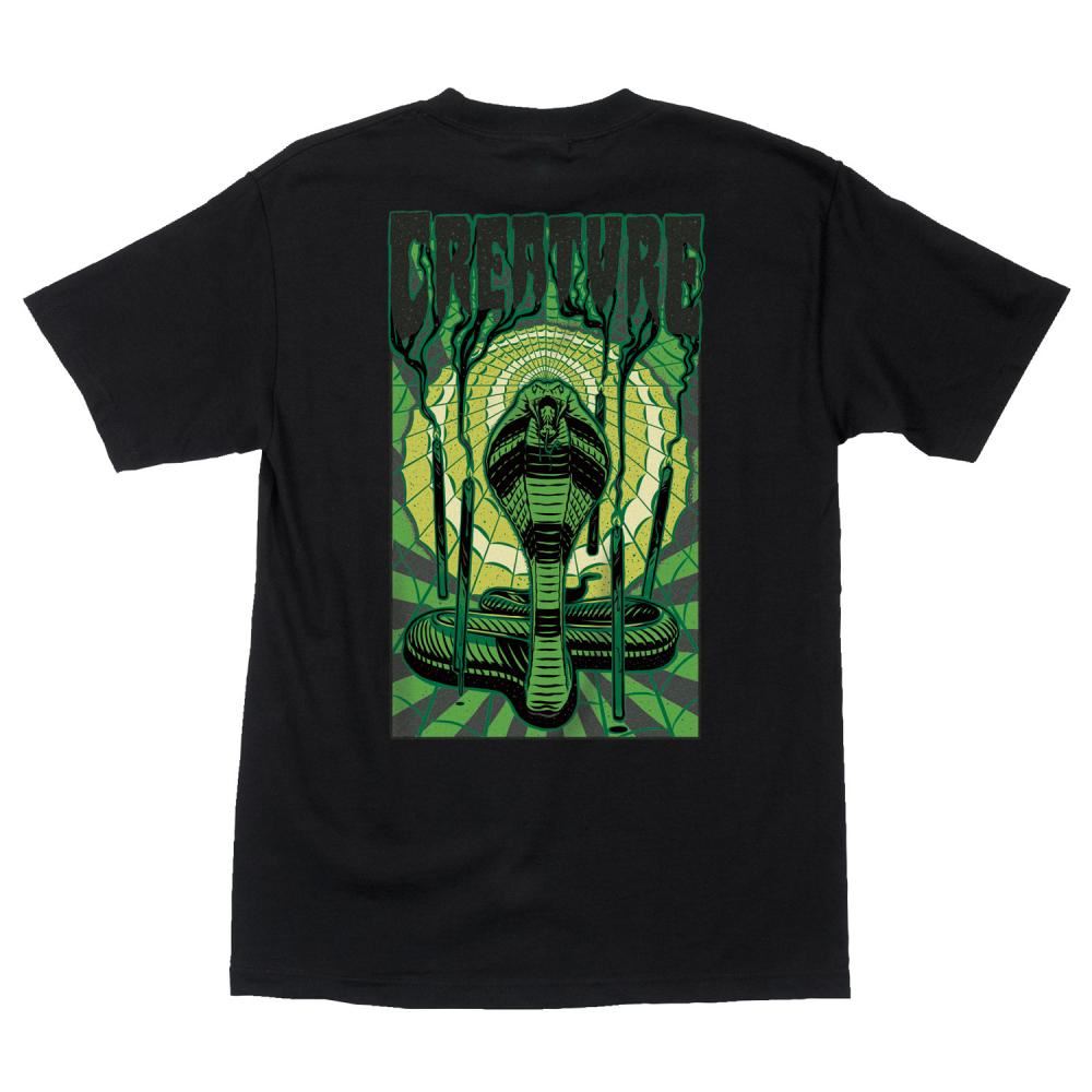 Creature T-Shirt Swindler - Eco Black - Skatewarehouse.co.uk