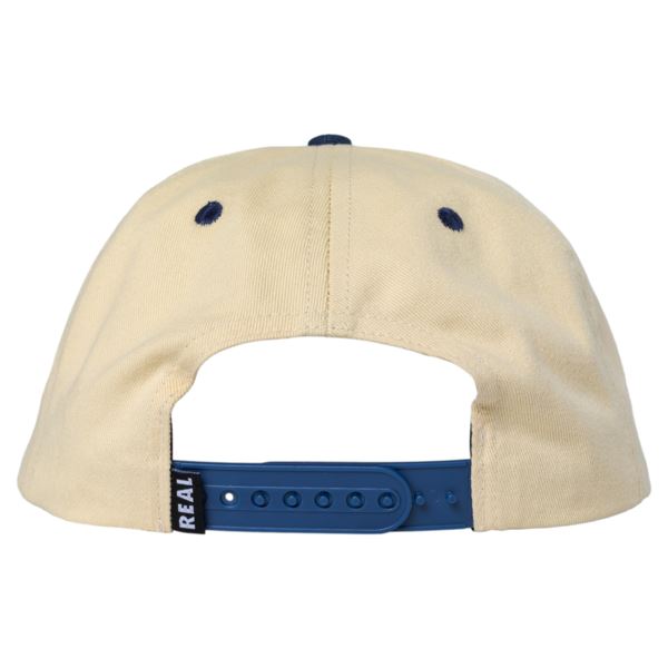 Real 3Rd & Army Cap (Natural / Navy) - One Size