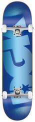 DGK O.G. Logo (Foil) Blue Foil Complete Skateboard - 8.1" - Skatewarehouse.co.uk