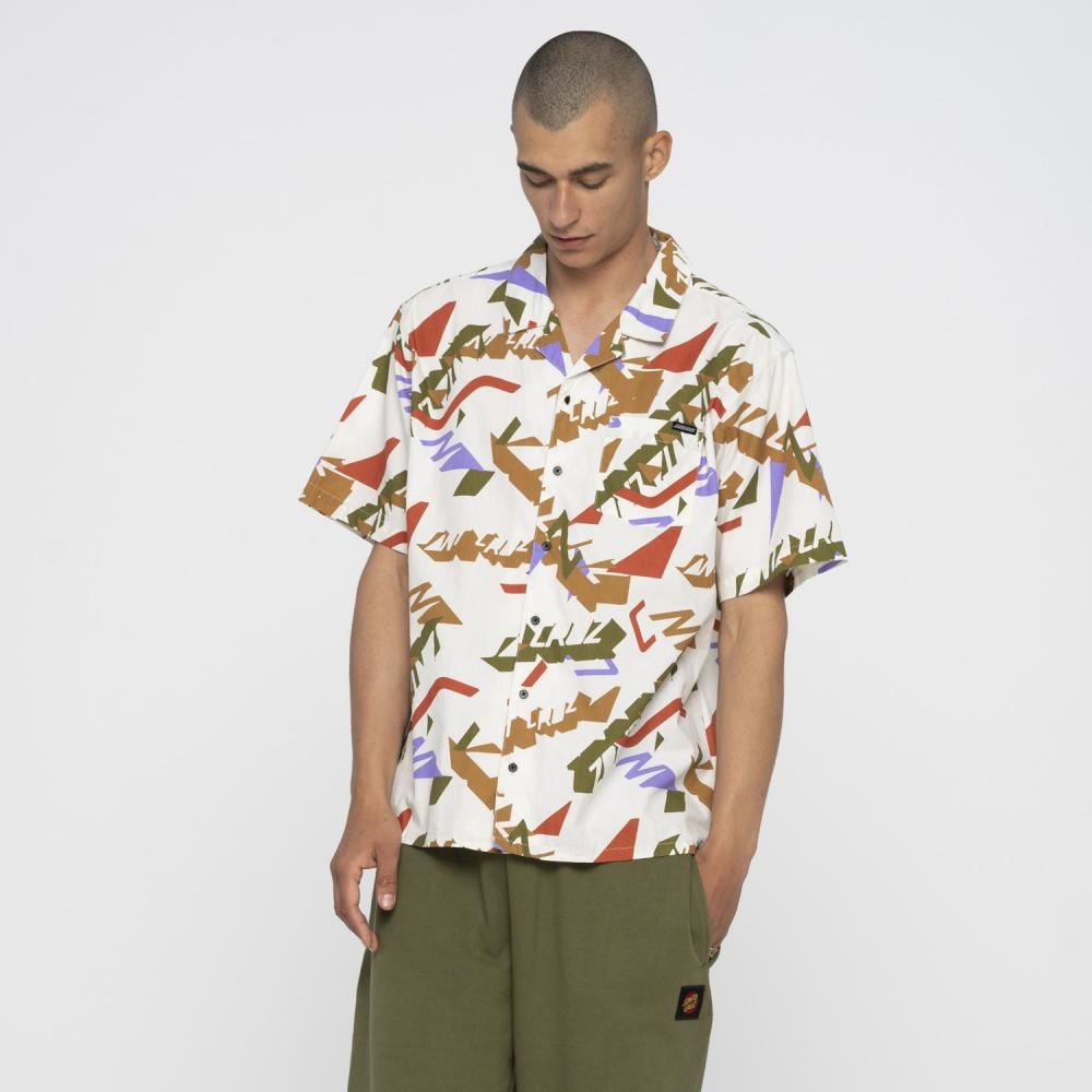 Santa Cruz Shirt Stacked S/S Shirt - Stacked - Skatewarehouse.co.uk