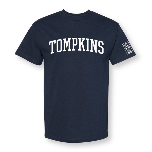 HOPPS x Quartersnacks 'Tompkins' Tee Navy