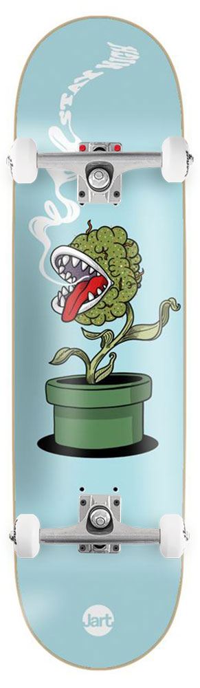 Jart Stay High Pakkun Flower HC Jart x Venom Custom Complete Skateboard - 8.125