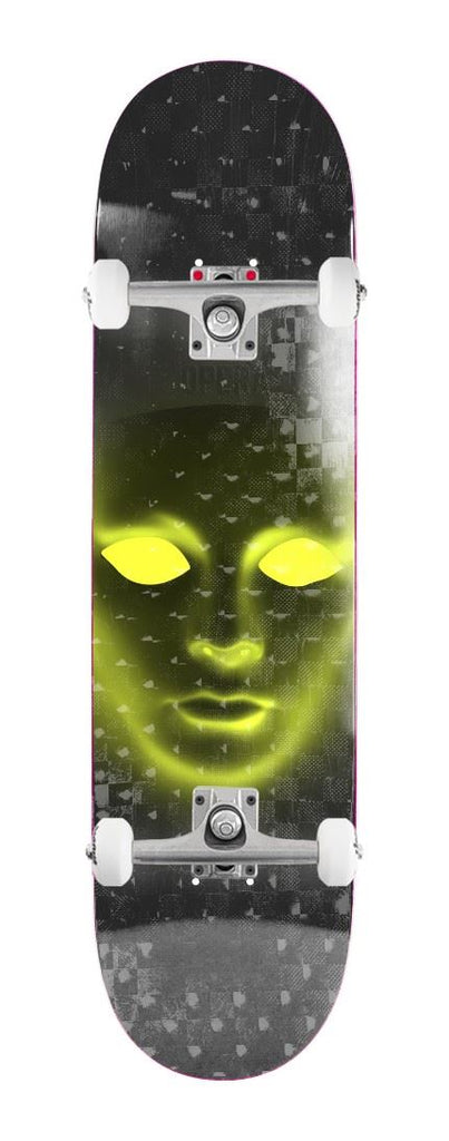 Opera Face EX7 Black Holographic x Venom Custom Complete Skateboard - 8"