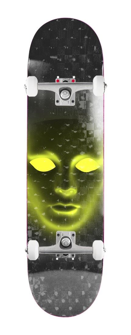 Opera Face EX7 Black Holographic x Venom Custom Complete Skateboard - 8