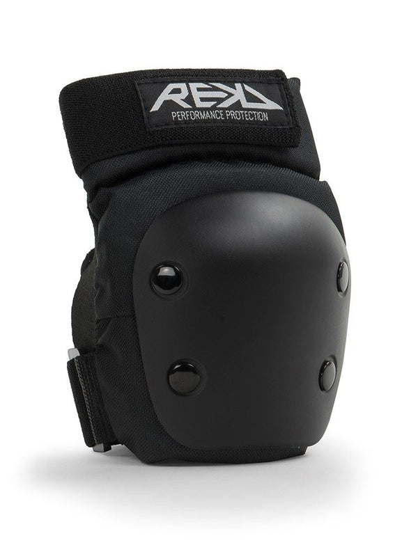 REKD Junior Heavy Duty Skateboard Skate Scooter BMX Triple Pad Set - Black - Skatewarehouse.co.uk