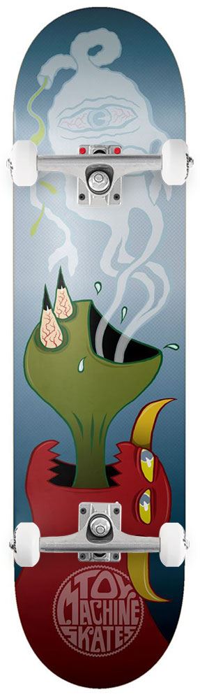 Toy Machine 'Who Eats Who' x Venom Custom Complete Skateboard - 8.13" - Skatewarehouse.co.uk