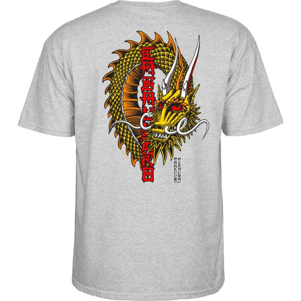 Powell Steve Caballero Ban This Tee Sport Gray