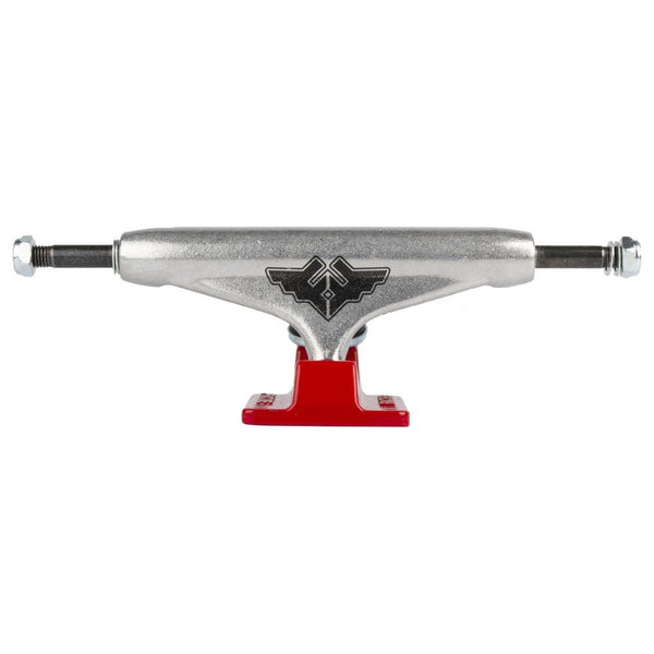 Fracture Wings V2 - Raw / Red Skateboard Trucks - 5.5