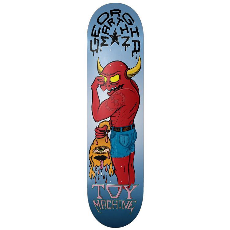 Toy Machine Georgia Martin 'Monster' Skateboard Deck - 8.25" - Skatewarehouse.co.uk